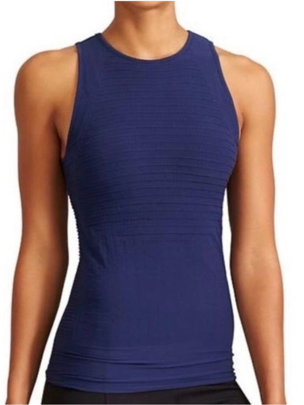 ATHLETA Derek Lam 10C Seamless Union Navy Blue Tank Top Size Small - Picture 1 of 4